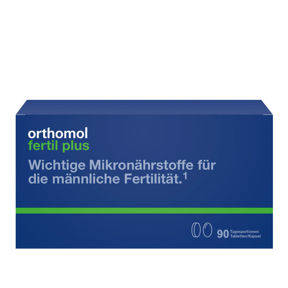 德国Orthomol 奥适宝 Fertil Plus 男性备孕提高精子活力营养胶囊 90袋 €116.8免费直邮含税到手914元