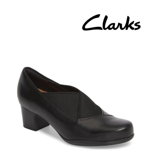 US6码，Clarks 其乐 Rosalyn Olivia 女士粗跟一脚蹬乐福鞋212.26元