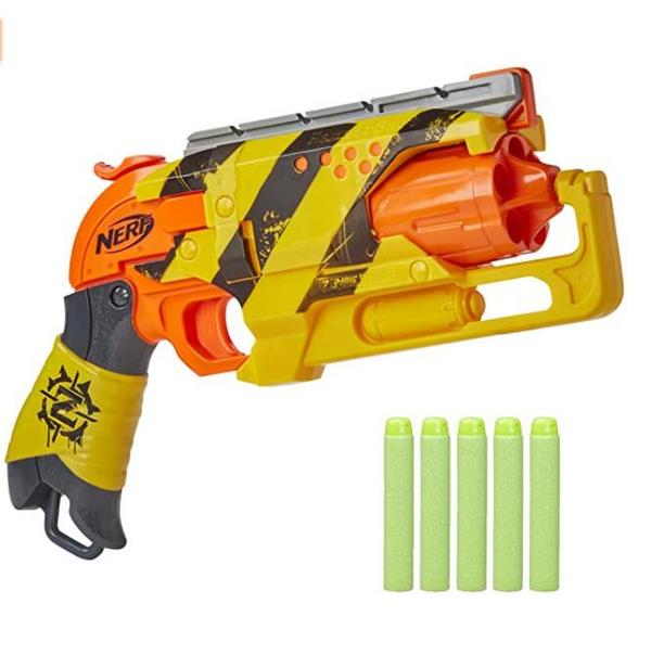 Hasbro 孩之宝 Nerf 僵尸来袭系列 Hammershot Blaster玩具枪  僵尸牛 A4726146.57元