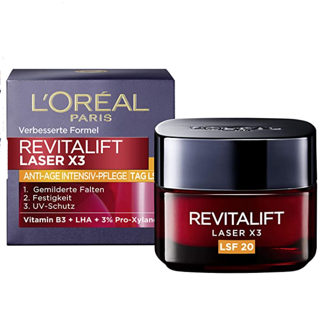 L'Oréal Paris 欧莱雅 Revitalift Laserx3 复颜光学紧致嫩肤去皱日霜（SPF20）50ml66.65元