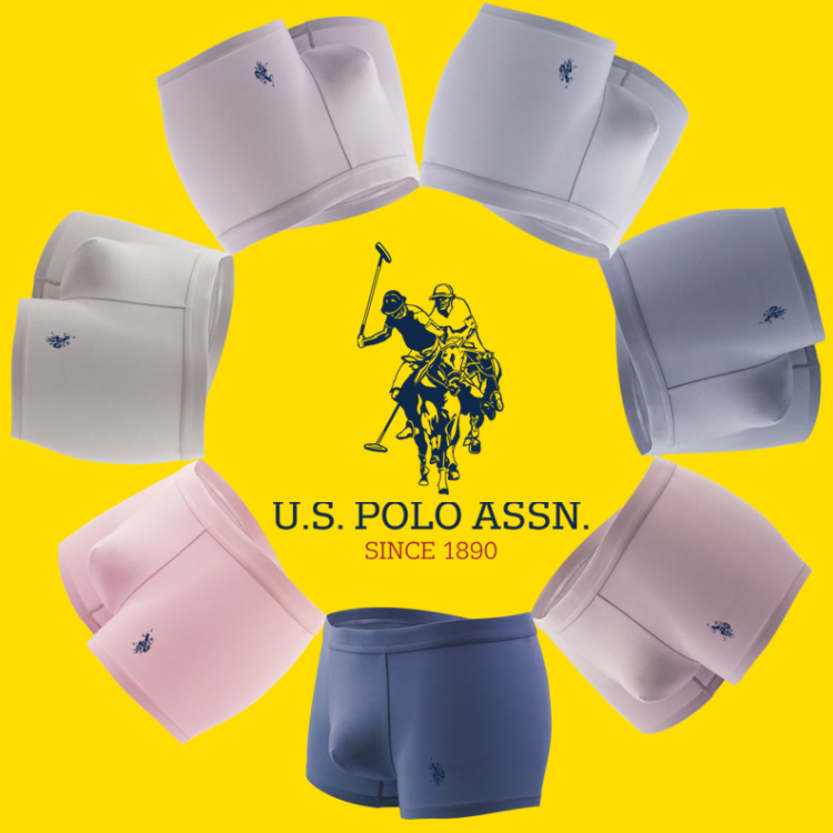 U.S. Polo Assn. 美国马球协会 男士60支精梳棉平角内裤 3条29.9元包邮（需领券）