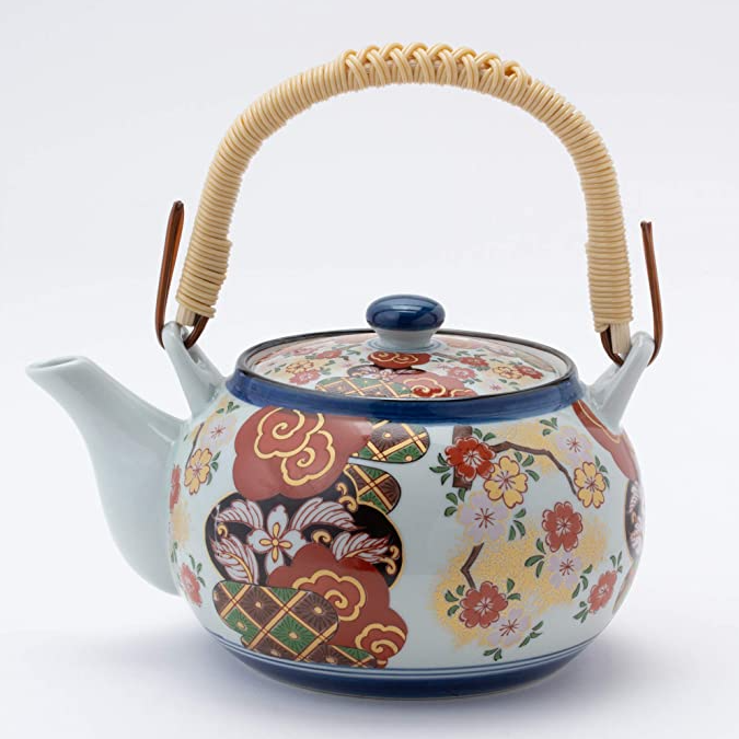 降￥30！Saikaitoki 西海陶器 锦和平樱茶茶具套装（1茶壶+5茶杯）31784新低155.32元