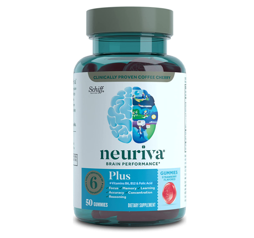 Schiff 旭福 Neuriva Plus 加强版脑动力软糖 草莓味 50粒178.96元