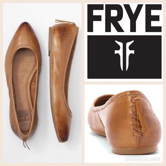 销量第一，FRYE 弗莱 女士真皮芭蕾平底鞋 多码274.64元