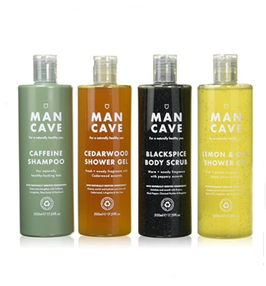 ManCave 曼凯夫 亚马逊限定版 男士沐浴正装礼盒 4件套新低220.27元