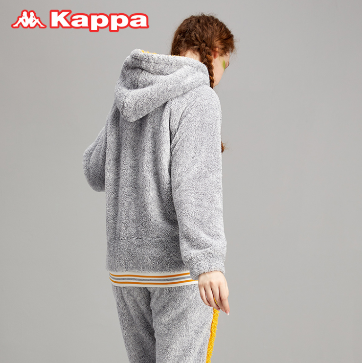 Kappa 卡帕 21年冬新款情侣款双面绒家居服套装 KP1H13159元包邮（需领券）