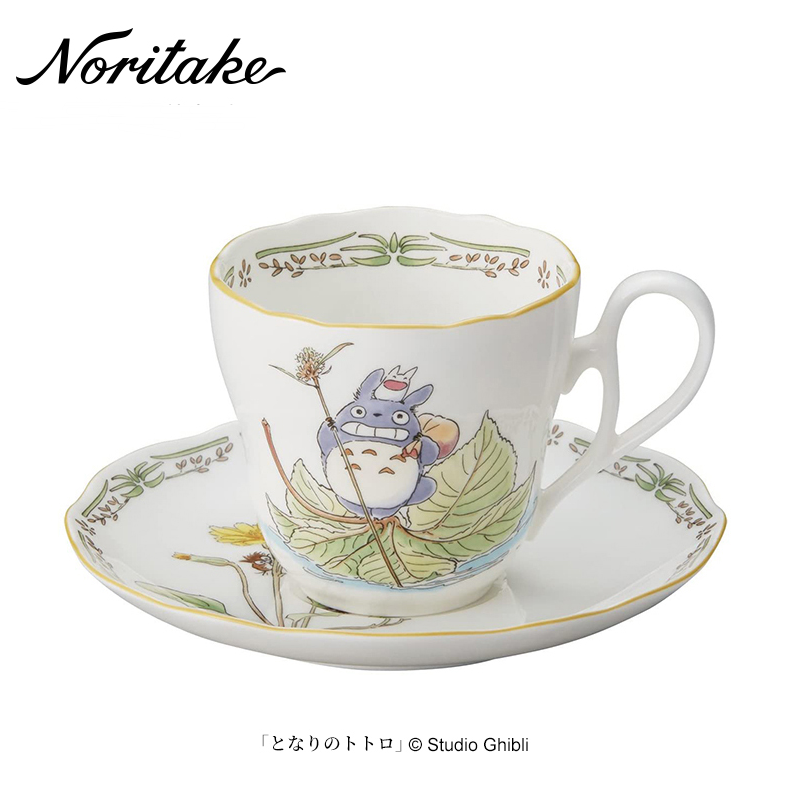 Noritake 则武 TOTORO系列 龙猫骨瓷咖啡杯碟2组/2杯2碟 TP97889362.02元（天猫400元/组）