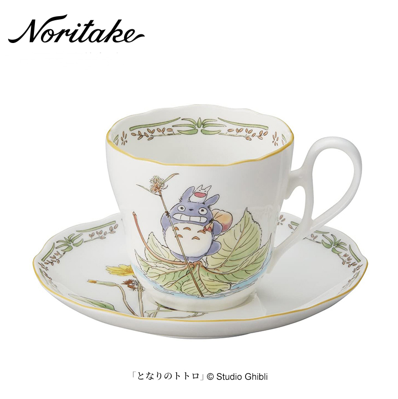 Noritake 则武 TOTORO系列 龙猫骨瓷咖啡杯碟套装2组 TP97889新低328.06元（天猫360元/组）