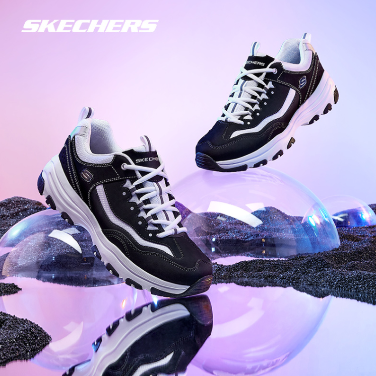 Skechers 斯凯奇 D'LITES系列 2021秋冬新款男女款经典熊猫鞋 88888250 多款多色新低191.01元包邮（多重优惠）