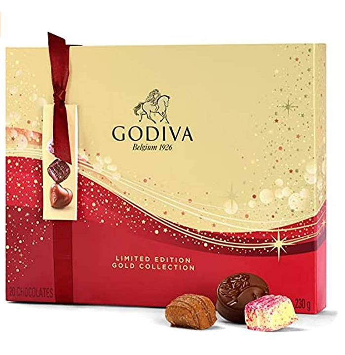 GODIVA 歌帝梵 2021年圣诞限定巧克力礼盒 20颗/230g188.45元