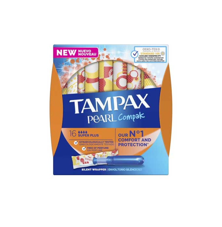 Tampax 丹碧丝 珍珠系列 塑胶导管棉条 超大吸收量版 128支装（16支*8盒）新低103.83元