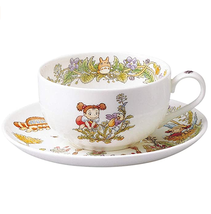 Noritake 则武 TOTORO系列 龙猫特别收藏版骨瓷杯碟套装 T97285A  多款新低222.82元（天猫510元）