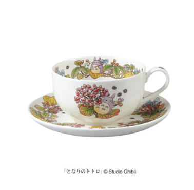 Noritake 则武 TOTORO系列 龙猫特别收藏版骨瓷杯碟套装 T97285A  多款新低222.82元（天猫510元）