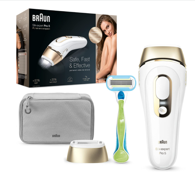 Braun 博朗 Silk-Expert Pro 5系列 PL5014 家庭IPL激光脱毛仪新低1799.37元