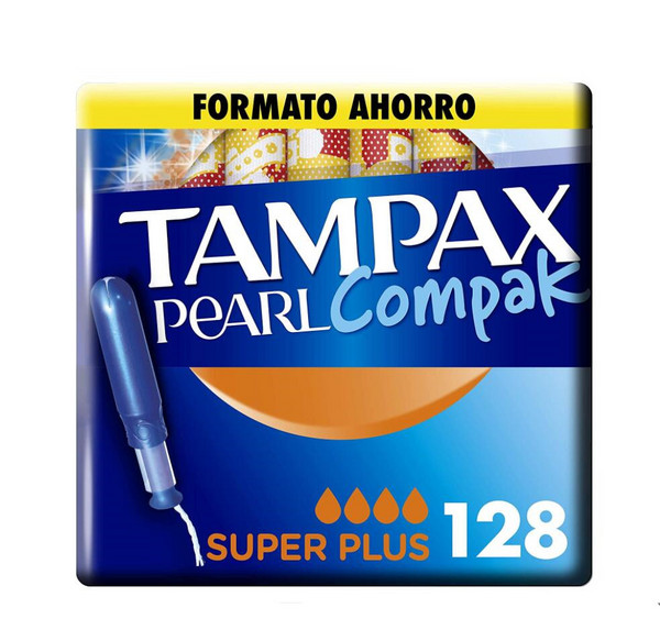 Tampax 丹碧丝 珍珠系列 塑胶导管棉条 超大吸收量版 128支装（16支*8盒）154.93元