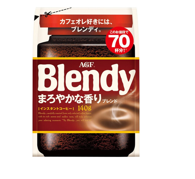 <span>白菜！</span>AGF Blendy系列 特浓烘焙速溶冻干黑咖啡 加倍140g*6袋新低126.78元包邮（21.13元/袋）