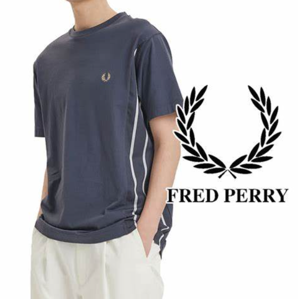 <span>白菜！</span>Fred Perry 佛莱德·派瑞 PANELLED 男士棉质短袖T恤 F1887新低214.91元