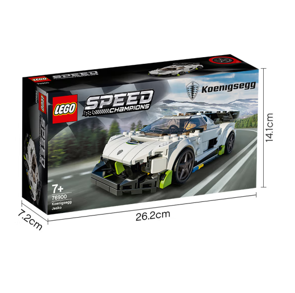 LEGO 樂高 Speed 超級賽車系列 76900 柯尼賽格 Jesko新低98.04元包郵
