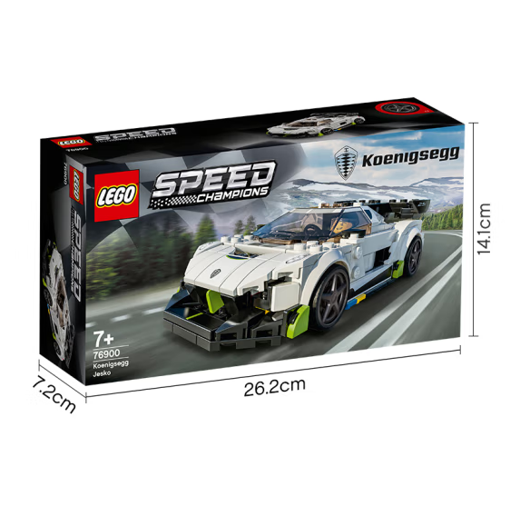 LEGO 乐高 Speed 超级赛车系列 76900 柯尼赛格 Jesko新低98.04元包邮