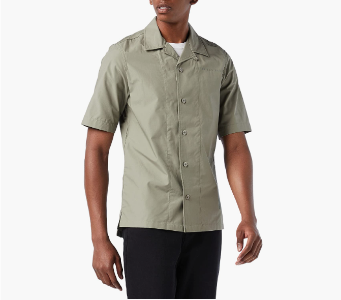 G-STAR RAW Hawaii Commando 男士提花短袖衬衫 D21449306.79元