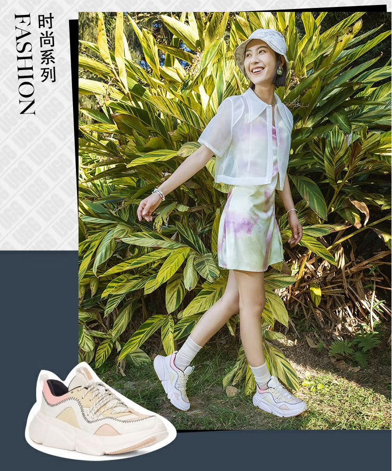 PLUS会员，UGG 女士系带撞色休闲运动鞋 1125021284.2元（多重优惠）