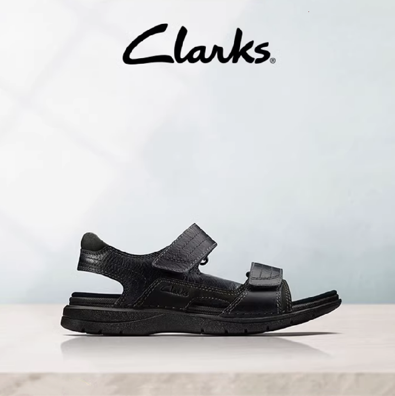 Clarks 其乐 Nature Trek 男士潮流牛皮休闲凉鞋394.03元（天猫旗舰店折后857元）