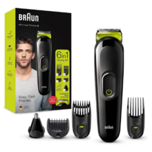 Braun 博朗 MGK3221 6合1精密毛发修理器