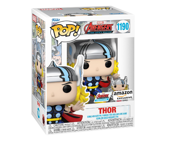 Funko Pop 復(fù)仇者聯(lián)盟 60周年紀念 雷神公仔+徽章 119047.49元