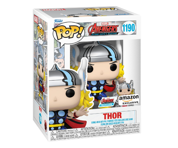 Funko Pop 复仇者联盟 60周年纪念 雷神公仔+徽章 119047.49元