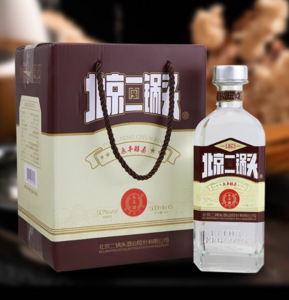 中华老字号，永丰牌 北京二锅头·永丰醇柔 50度清香型白酒 500ml*6瓶整箱