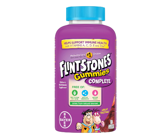 Bayer 拜耳 Flintstones 儿童复合维生素软糖 180粒69.32元