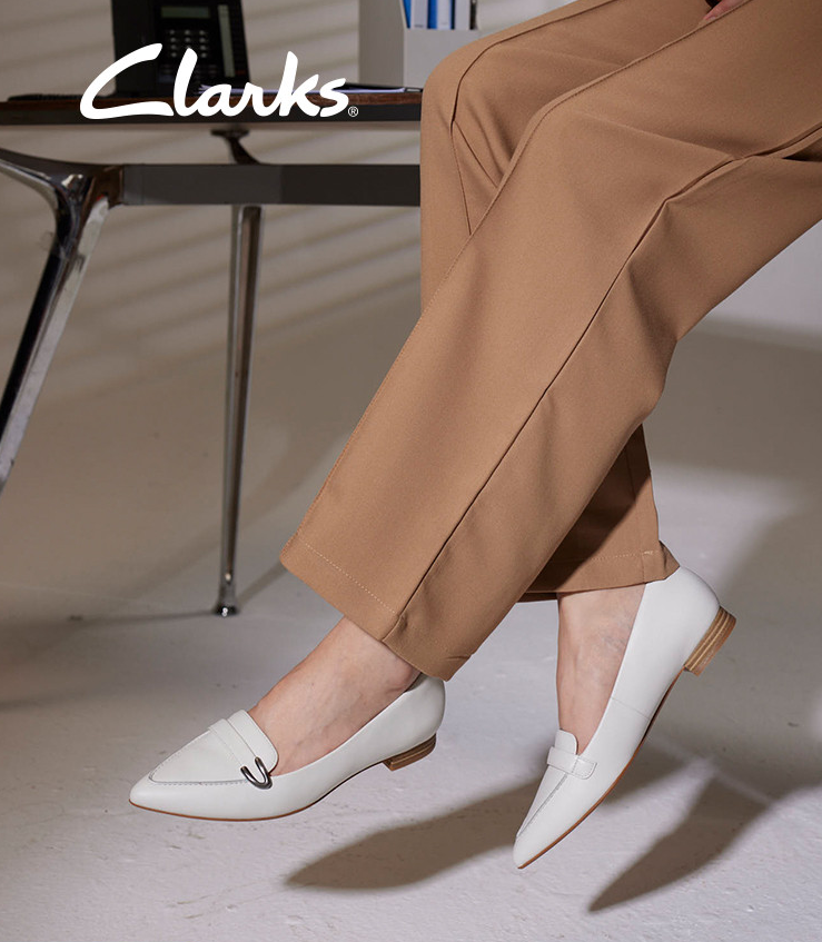 Clarks 其乐 Laina l 5 Buckle 女士牛皮时尚尖头浅口单鞋341元包邮