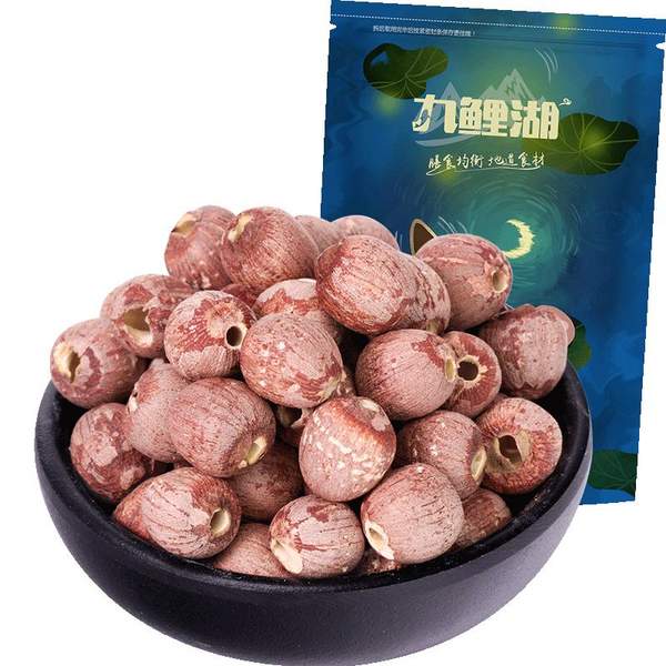 九鲤湖 通芯红皮莲子 250g16.8元包邮（需领券）