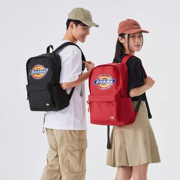 Dickies 帝客 经典彩色LOGO大容量休闲双肩包 DK-TK02 5色89元包邮