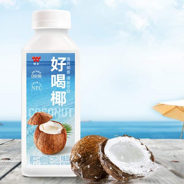 味全 好喝椰 椰子汁植物蛋白饮品 300mL*10瓶44.55元包邮