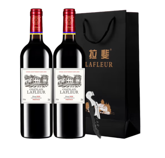 Chatelain Lafleur 拉斐 庄园窖藏2005干红葡萄酒 750ml*2瓶97.01元包邮