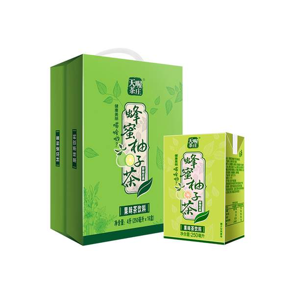 Ten Wow 天喔 蜂蜜柚子茶（原柚经典）250mL*16盒19.9元包邮