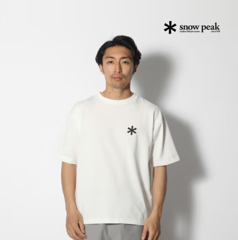 日本顶级户外品牌，Snow Peak 雪峰 BackPrinted Logo 男女同款短袖T恤 3色179.5元包邮