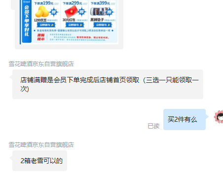 雪花啤酒 沈阳经典 老雪花 640mL*12瓶*2箱（赠户外折叠椅）115.7元包邮（57.85元/箱）