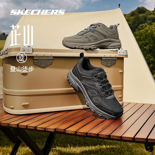 <span>白菜！</span>Skechers 斯凱奇 嵐霖系列·芷山 男女款輕質(zhì)減震登山徒步鞋 180022新低170.1元包郵