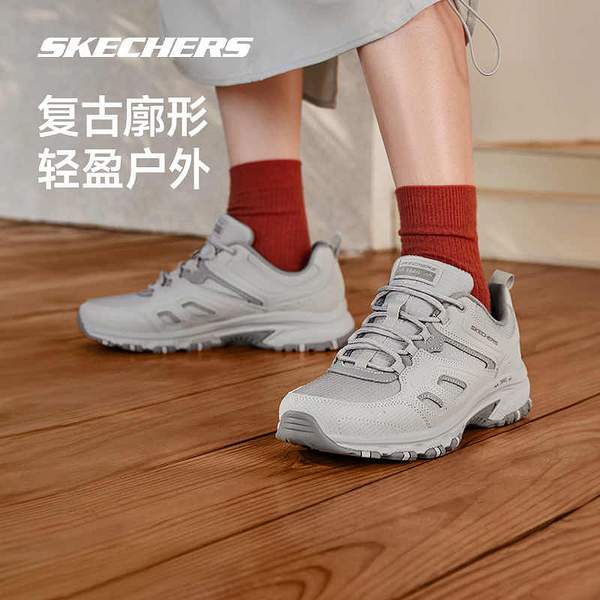 <span>白菜！</span>Skechers 斯凱奇 嵐霖系列·芷山 男女款輕質(zhì)減震登山徒步鞋 180022新低170.1元包郵