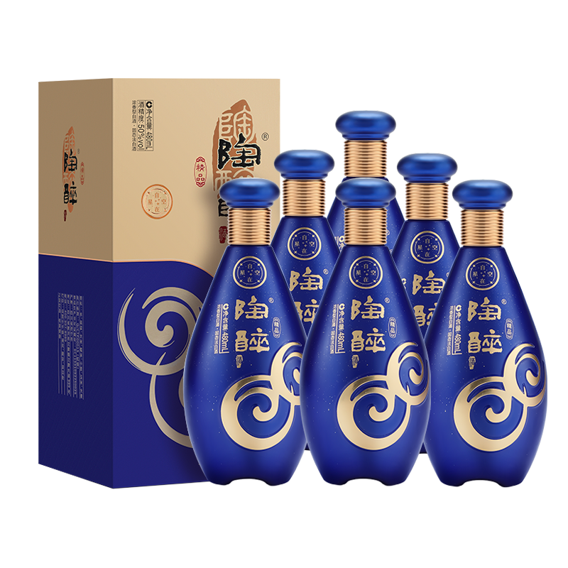 沱牌旗下高端，舍得 陶醉·自在星空版 50度濃香型白酒 480ml*6瓶*2件+舍得100ml*2瓶新低545.24元包郵（45.43元/瓶）