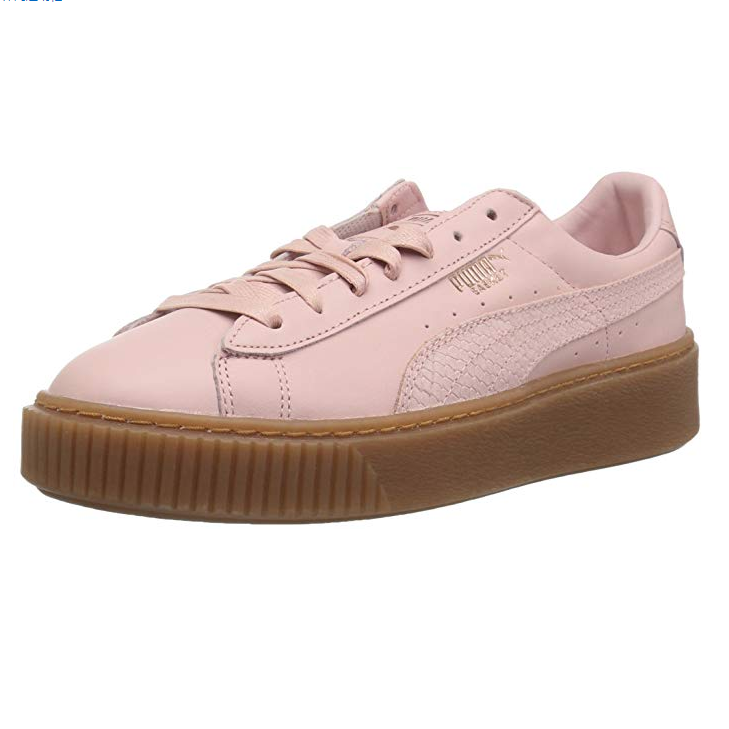 限尺码，PUMA 彪马 Basket Platform Euphoria Gum 女款 休闲运动鞋  Prime会员凑单免费直邮含税凑单到手约185.8元