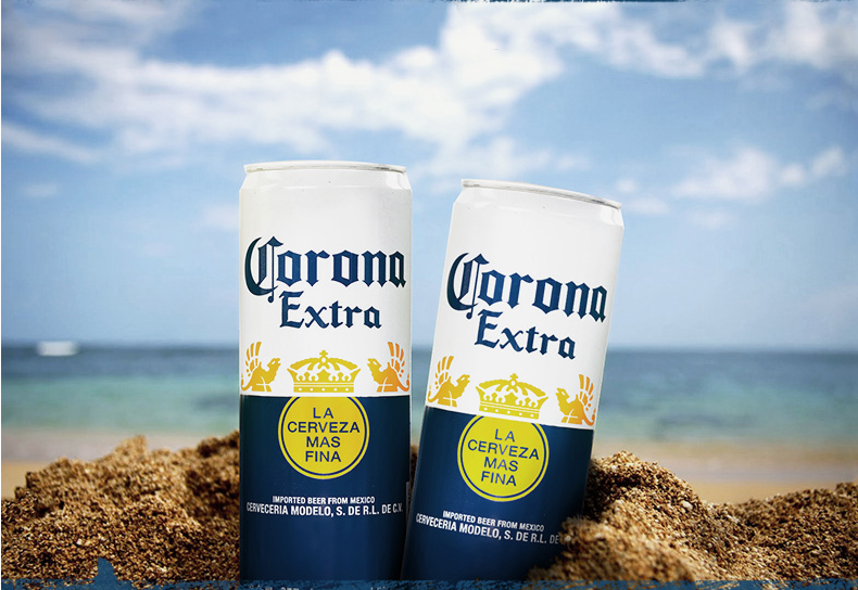 Corona 科罗娜 墨西哥进口 啤酒纤体罐 350ml*24听*4件390.72元（折97.68元/件）