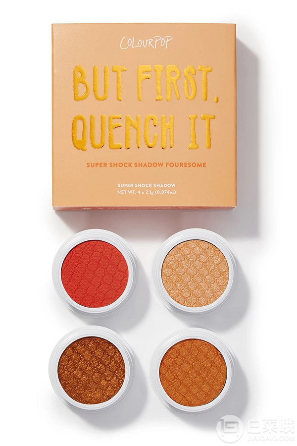 colourpop 单色土豆泥眼影 4件套 .6凑单免费直邮到手约68元