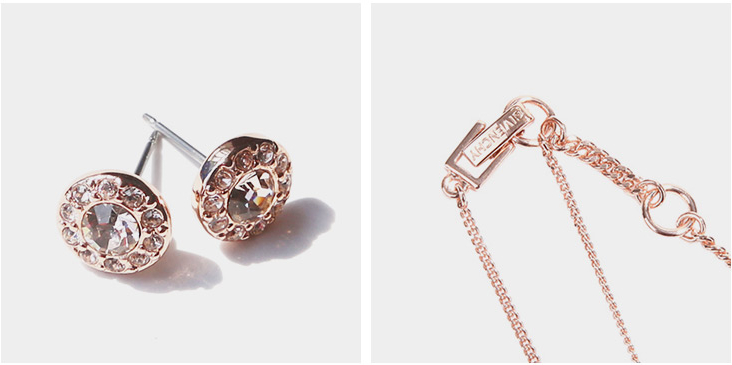 Givenchy 纪梵希 碎钻耳钉+项链套装新低319元包邮（双重优惠）