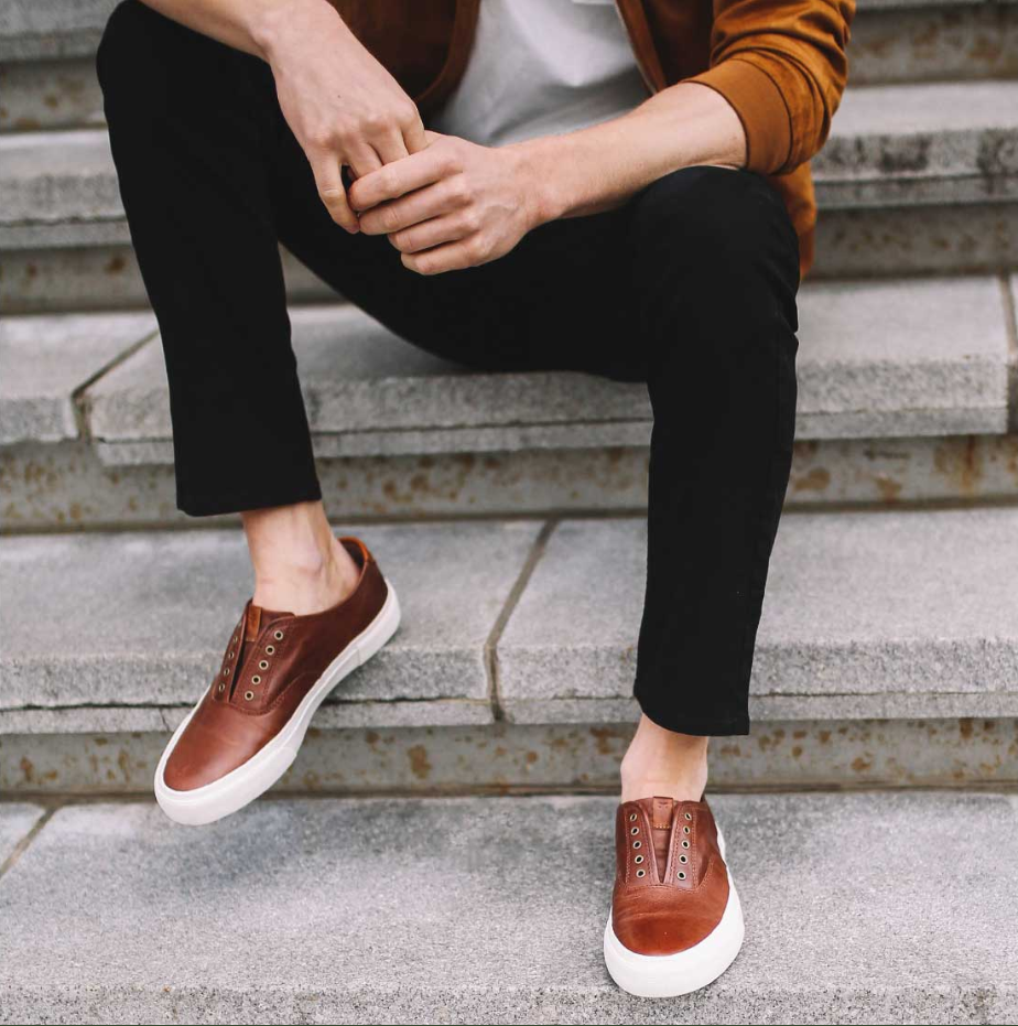 US7.5碼，F(xiàn)rye 弗萊 Ludlow Bal Oxford 男士真皮運(yùn)動(dòng)鞋新低460.48元
