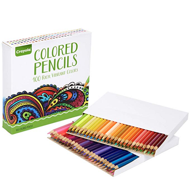 Crayola 绘儿乐 100色彩色铅笔（亚马逊限定色）87元