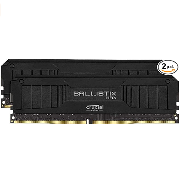 Crucial 英睿达 Ballistix铂胜MAX DDR4 4400MHz 台式机游戏内存条 16GB（8GBx2）644.56元