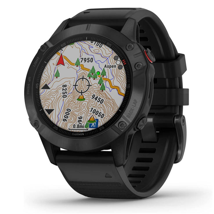<span>再降￥209新低！</span>Garmin 佳明 Fenix 6X Pro 户外GPS多功能智能手表（英文版）新低2222.41元（天猫5189元）